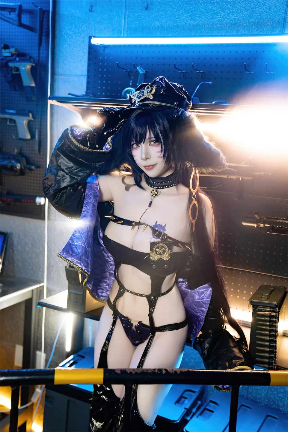 二佐Nisa - No.191 碧蓝航线·武藏 女警 [25P-101MB] tg@simisebaisi 【丝足阁】022.webp